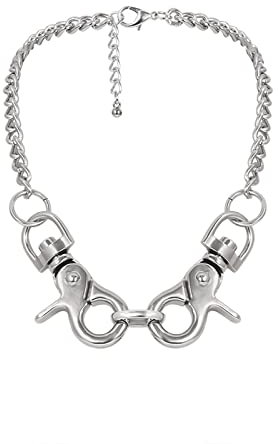 Skcess Gold Schmuck Kette, Multilayer Halskette Gold Silber Vergoldet Hummerschere Geburtstagsgeschenk Frauen Halskette