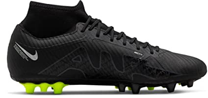 NIKE Zoom Mercurial Superfly 9 Academy AG, Sneaker Hombre, Black Dk Smoke Grey Sumita de Tono Blanco, 42 EU