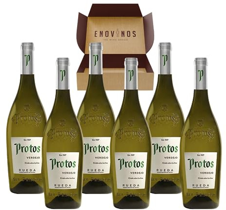 Vino Blanco Protos Verdejo - x6 Botellas Vino Blanco Rueda 100% Verdejo x75 cl - Mejor Selección ENOVINOS