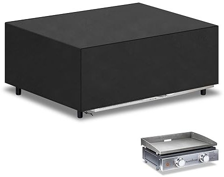 VANSHEIM Housse pour Plancha Exterieur Housse Protection Plancha Extérieur 60x45x25 Bâche Plancha Extérieur Imperméable Housse Petit Barbecue Exterieur Anti-UV Tissu Oxford