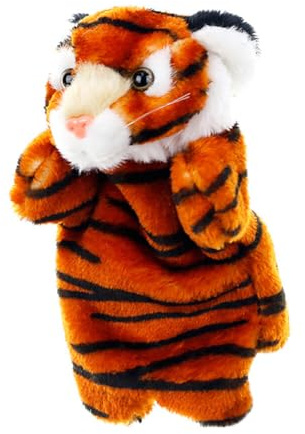 ISAKEN Tier-Handpuppen für Kinder Kleinkinder, Hund, Hase, Elefant, Taube, Drache, Ziege, Koala, Panda, Bär, Schaf, Kuh, Perfekt für Geschichtenerzählen, Unterricht, Vorschule, Geburtstagsgeschenke