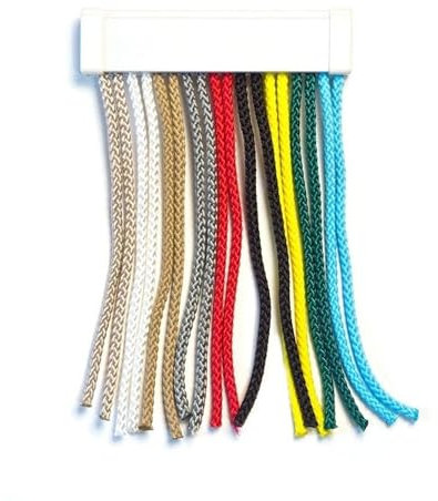 TENDAGGIMANIA Lamellenvorhang Insektenschutz - Fliegenvorhang tür draußen Modell KORDEL - Größe L.125 X H.240 - FARBE GRÜN - Vorhang fliegenschutz Anpassbar