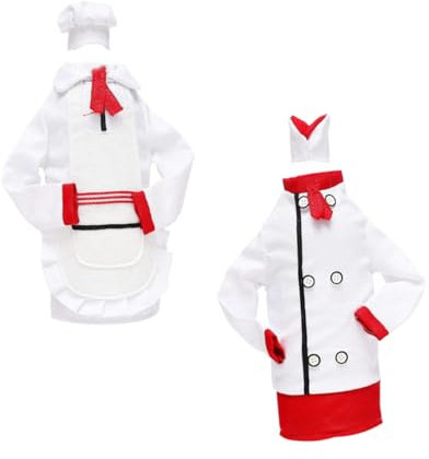 PRETYZOOM 2pcs Weihnachten Wein Flasche Abdeckungen Rot Ornament Schutzhülle Für Dekorative Weihnachten Party