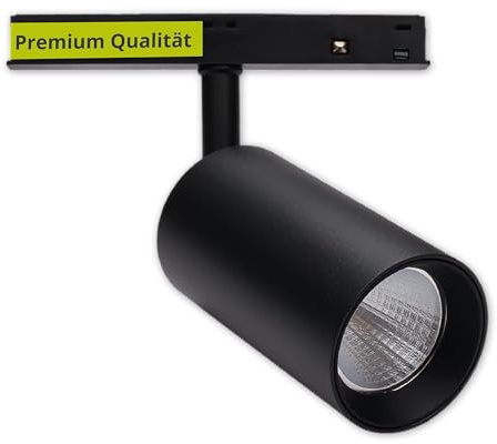 INNOVATE MagPro48 1 Phasen Schienensystem LED Deckenstrahler Schwenkbar [1300lm UGR< 19 16W CRI90] Deckenspot Schienensystem Lampen I Deckenspots Schwarz LED Deckenlampe Deckenbeleuchtung