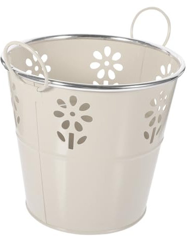PAMINGONO Blumentopf Pflanzgefäß Rustikaler Deko-Eimer Für Garten Und Heimdekoration