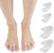 Separador Dedos Pie, 4 Piezas Separadores de Dedos de los Pies, Separador de Dedos del Pie, para Adultos/Ancianos Adecuado para Alivio del dolor/estrés en los pies