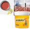 Peinture de sol Epoxys imperméable à base d'eau, 300 g avec pinceau, séchage rapide, antidérapante pour la maison, le garage, marron fer