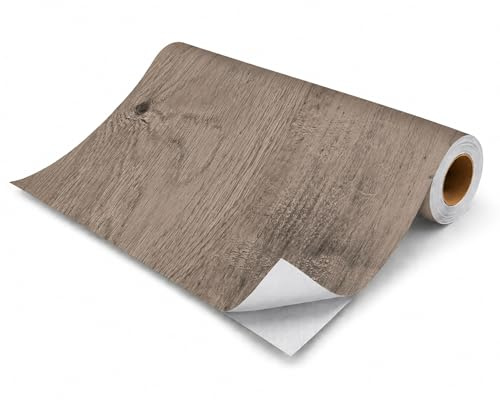 Dimex Laminierte Selbstklebende Möbelfolie – Extra dicke PVC Marmor- & Holzoptik Klebefolie für Küchenmöbel, Türen, Tische & Regale – Kratzfeste dekorative Innenraumverkleidung – 90 cm × 210 cm