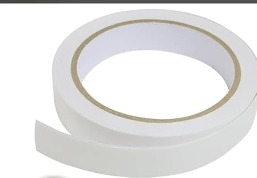 KEYRI 2 rotoli nastro biadesivo extra forte, 18 mm x 10 m, nastro autoadesivo doppio lato, extra forte, trasparente, nastro di montaggio per poster foto tappeti feste pavimenti (2)