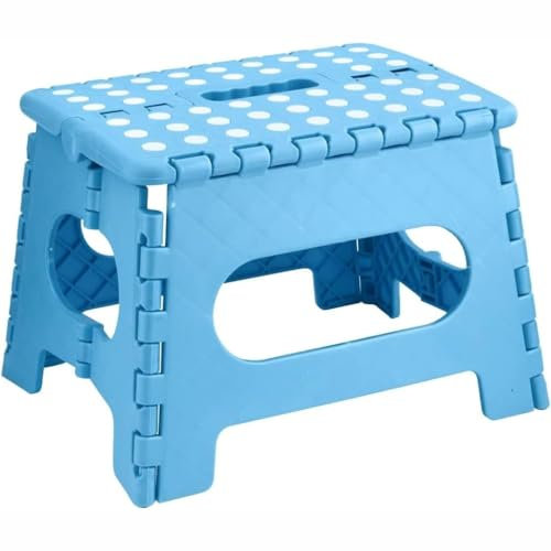 Small Folding Step Stool – Foldable, Non-Slip, Lightweight & Durable Plastic Stool for Home, Kitchen, Bathroom – Supports Up to 80kg