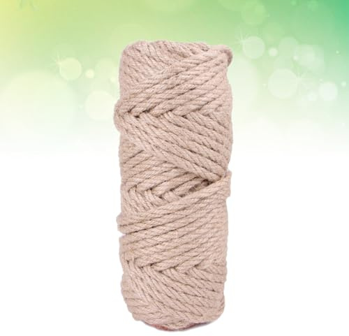 TOYANDONA 10m 6mm Natural Sisal Rope Cat Scratching Post Accessories Sturdy Cat Climbing Stand Material for Home Claw Grinding and Repair