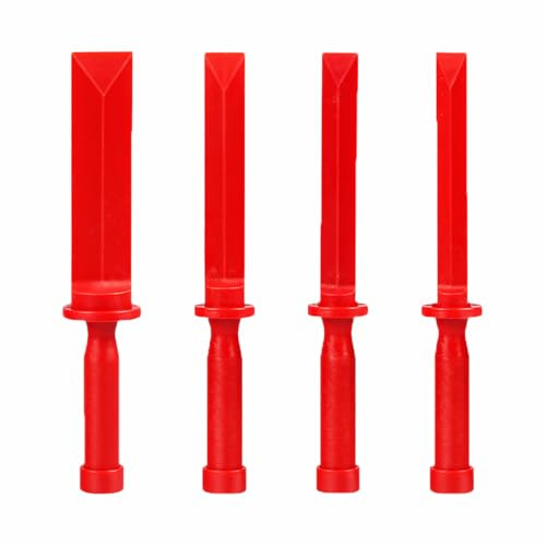 4 Stück Kunststoff-Meißel-Schaber-Set, nicht kratzendes Nylon-Meißel-Kit, universelle Schaber-Werkzeuge zum Entfernen von Zierleisten, Aufklebern, Emblemen, Klebstoffen, Folien und Farbe