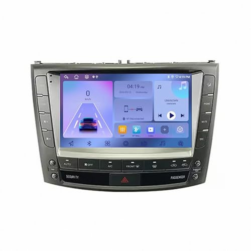 Car Radio Autoradio per LEXUS IS200 IS250 IS300 IS300C Touchscreen Stereo Auto Bluetooth con Schermo, Radio Auto con Mirror Link/Usb/Supporta Telecamera Posteriore, 4 Nucleo 2G+32G