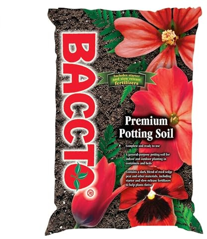 Michigan Peat General All Purpose Premium Potting Soil with Perlite for Indoor Outdoor Pots, Planters, Raised Bed, and Container Gardening, 25 Pounds