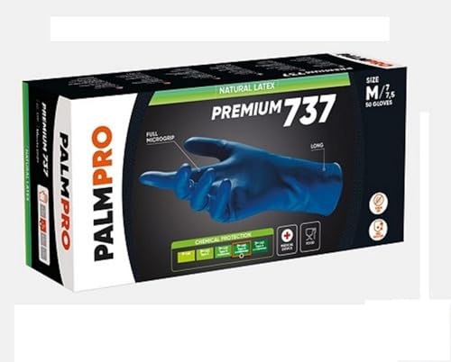 ICOGUANTI SPA Hi-risk Pro Xl, Lattice Unisex Adulto, Blu (Blue), 50 Unità Confezione da 1