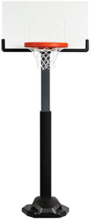 Huplay Pro Large Adjustable Post Basketball Set