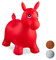 Relaxdays 10024991_47, rot Hüpftier Pferd, inklusive Luftpumpe, Hüpfpferd bis 50 kg, Hüpfpony BPA frei, für Kinder, Hüpfspielzeug, 48 x 26 x 58 cm