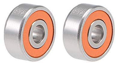 sourcing map 2stk S623C-2OS Hybrid Keramik Ball Lager 3x10x4mm Edelstahl Lager