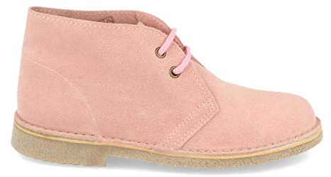 Botas Desierto Safari para Mujer y Hombre con Piel Serraje, Suela Crepe Antideslizante y Cordones. Comodas, practicas e Ideales para Otono-Invierno.