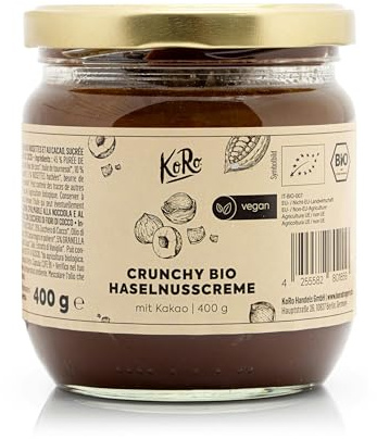 KoRo - Crema di nocciole e cacao crunchy bio | 400 g