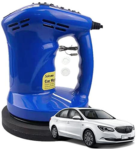 JORAsa Lucidatrice a tampone per Auto, ceretta elettrica Automatica da 80 W, 1500 Giri/min, Impugnatura a Forma di D, grilletto a Stella Morbida, Ideale per lucidare la casa ​Kit per lucidatrice 12