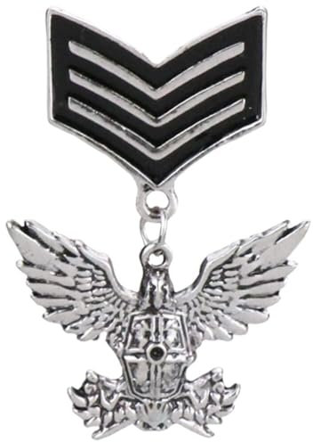 Theaque Vintage Brosche Britische Brosche Pin Männer Medaille Brosche Adler Abzeichen Brosche Herren Zubehör