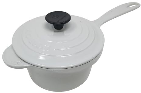 Le Creuset Vapeur (Vapeur) - Cacerola de hierro fundido esmaltado de 1-1/4 cuartos de galón con mango de hierro fundido de precisión