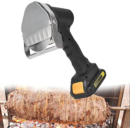 Electric Barbecue Meat Slicer, Professional Electric Kebab Knife, Hand held Barbecue Slicer Cutting Turkish Kebab Slicer for Kitchen Restaurant