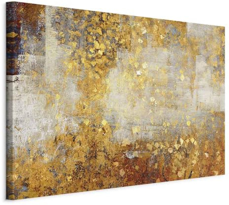 B&D XXL - Leinwandbild Struktur Muster bunt, 120x80 cm, 1-teilig, modern | Hochwertige Leinwand, sofort aufhängbar, ideal fürs Wohn- oder Schlafzimmer, wasserfest und lichtecht, langlebig, stilvoll