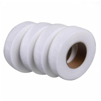 64 Meter saumband zum aufbügeln stoffkleber textilkleber Weiß Nähen Zubehör Klebeband Tuch Bekleidung Schmelzbares Interlining DIY Zubehör Patchwork Futter Säume Klebeband Tuch (1.2CM1Roll(70Yards))
