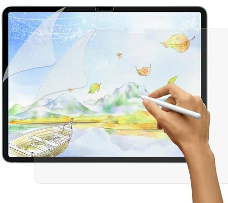 SUEEWE [2 Piezas] Protector Pantalla Mate para iPad Air 11 (2026 M4/2025 M3/2024 M2), Antirreflejo PET Protector Pelicula de Feel Like Efecto Papel para Dibujar y Escribir
