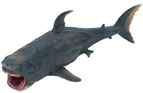 Tierfigur aus Kunststoff, Meerestiere, Modellspielzeug, Sammlung, Geburtstagsgeschenk Kinder, Kleinkinder (XD-1 Shark-Hollow)