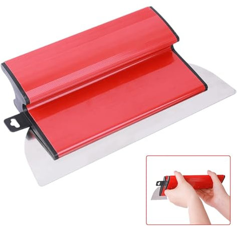 NIYATA Drywall Skimming Blade Long 25 cm/10 i, Professional Speed Skim Smoothing Spatula, Finishing Trowel Wall Plastering Tools, High Grade Skimming Trowel, Plastering Trowel Durable Semi Flexible
