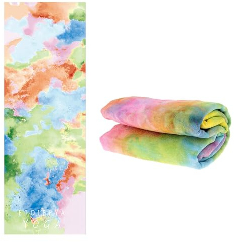 PLUSHCEWT Toalla Antideslizante de Microfibra,Manta Yoga de Secado Rápido,Toalla Gimnasio,Absorbente de Sudor Súper Suave Toalla de Yoga para Deportes y Pilates