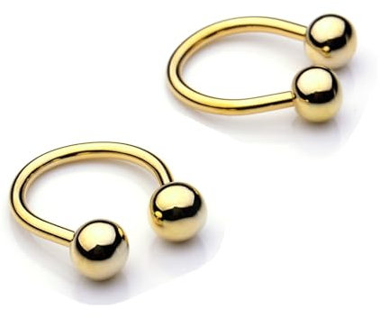 Cufflinks Shirt Manschettenknöpfe für Herren In Gold Vergoldet U-Förmige Runde Kugel für Herren Père Fils Valentinstag Unternehmen Fête Des Pères