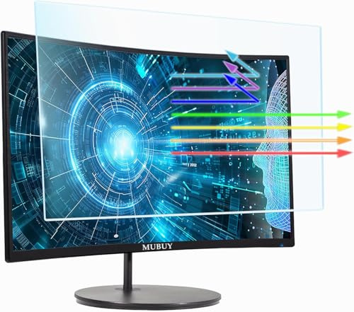 28 Inch Computer Screen Protector for 16:9 Aspect Ratio Widescreen Monitor, Eye Protection Anti Glare Blue Light Computer Monitor Filter, Anti-Scratch Screen Protector Film 28