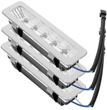 Homoyoyo 3piezas Luces De Campana Extractora De Cocina Luz Led Para Campana Extractora Iluminación Led De Repuesto Ahorro De Energía Luz Fría Para Uso Cocina