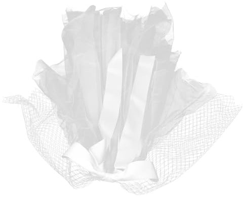 Holibanna Bridal Veil Hochzeits Schleier Mit Schleifen-design Haaraccessoire Für Bräute Für Hochzeiten Und Junggesellenabschiede Klassische Tüll- Lange Ausführung