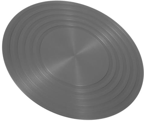 Mikinona Diffuseur de Chaleur en Alliage D'aluminium Noir pour Cuisson Gaz, Plaque de Transfert Thermique 20 Cm, Maintien Chaud, Accessoire Indispensable Cuisine