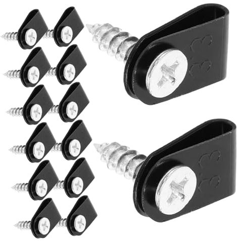 Luxshiny 100stücke Nylon Kabelclips Für Kabelmanagement Isolierte Kabelhalter Mit Schrauben Robuste Und Langlebige Wandkabelhalter Für Effektive Drahtorganisation