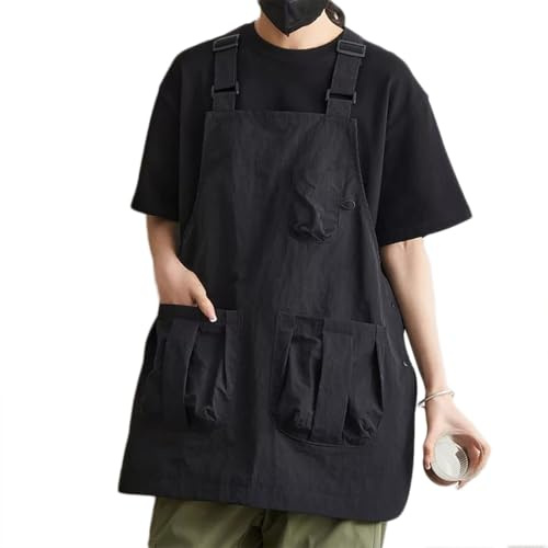 Nanxson Delantal de cocina para hombre Mujer Delantal impermeable para jardín Peluquería Cafetería Hostelería Ropa de trabajo