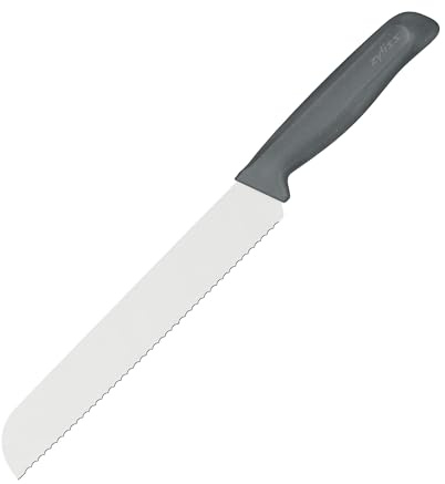 Zyliss Bread Knife, 21cm/8in, Stainless Steel, Serrated Edge, Non-Slip Sustainable Weat Straw Handle, Includes Cover, Ideal for Slicing Sourdough, Baguette, Crusty Rolls, Dishwasher Safe