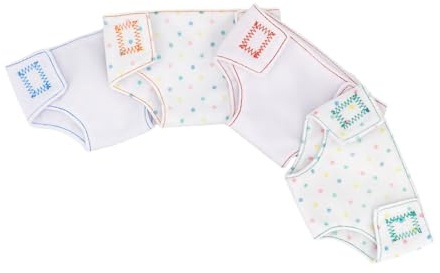 FRCOLOR Ropa Interior para Muñecas Ñiño 18 Pulgadas para Niñas Pañales Ajustables Reutilizables Accesorios De Ropa Muñeca Ñiño 4 Piezas Juego De Simulación Desarrollo Autosuficiencia