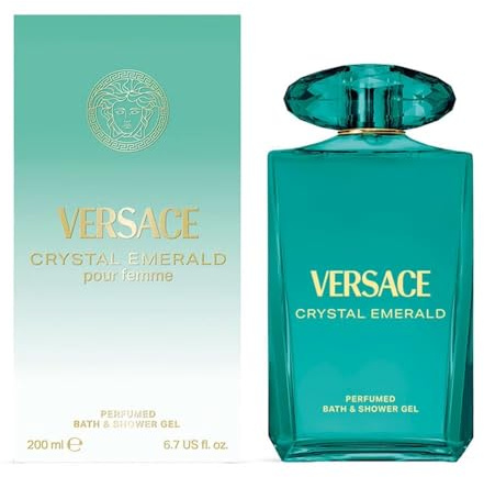 Versace Crystal Emerald Parfümiertes Duschgel, 200 ml