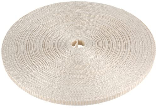 Cinghia per tapparelle da 14 mm di larghezza, colore beige, rotolo da 50 m, per tapparelle [50 m14 beige]