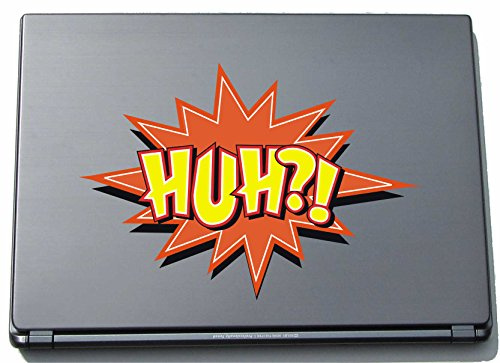 Pinkelephant Comic 089 150 mm Funny Scene Huh?! Sticker Skin for Laptop