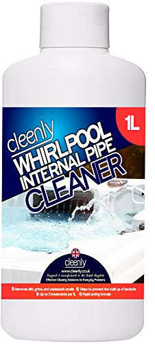 Cleenly Whirlpool Internal Pipe Cleaner - Removes Dirt, Grime,Oil & Odours from Hot Tub, Spa and Pool Pipework (1 Litre)