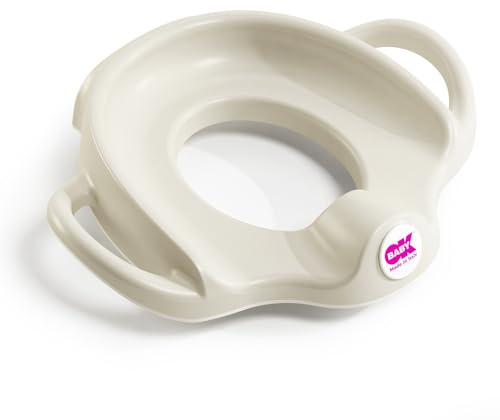 OKBABY Sofa - Toilettentrainersitz mit rutschfesten Kanten - Breite und erhöhte Griffe ermöglichen optimale Stabilität für das Kind - Weiss