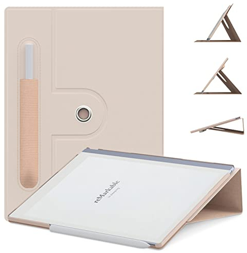 DONGZHU Hülle für Remarkable 2 Paper Tablet 10,3 Zoll 2020 veröffentlicht, Multi-Viewing Angels PU-Leder Slim Leichtgewicht Remarkable 2 10.3 2020 Released