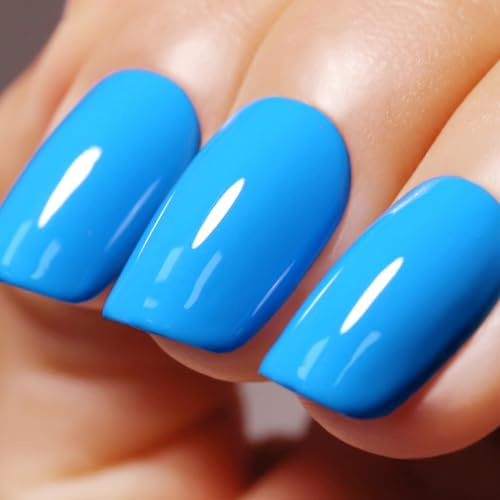 Ozzeal Blau UV Gel Nagellack, 15ML Creme Soak Off LED Nail Polish Starter Maniküre Salon DIY Zu Hause Für Mädchen Frauen